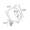 RAL-8106H-BBR automatic low voltage landscape Accent Light