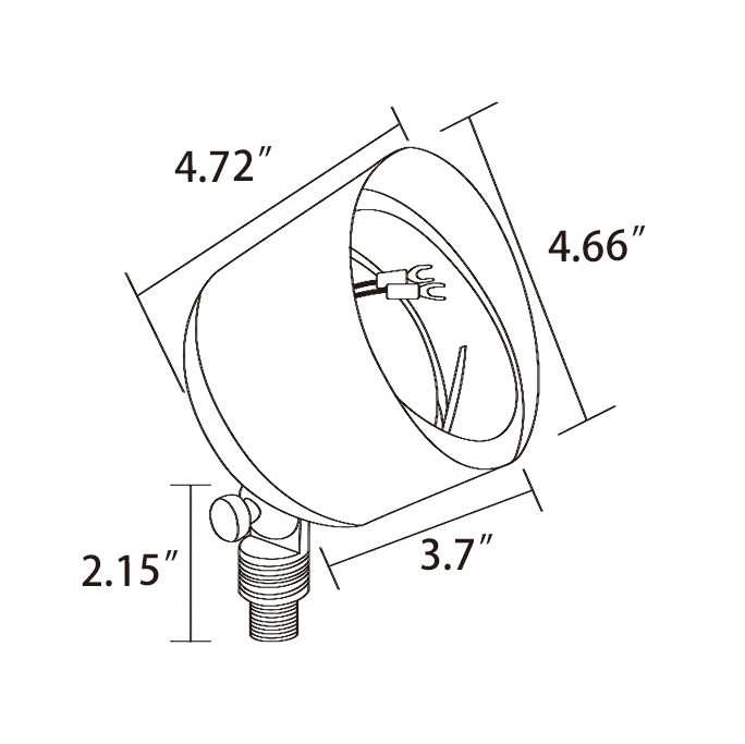 RAL-8106H-BBR automatic low voltage landscape Accent Light