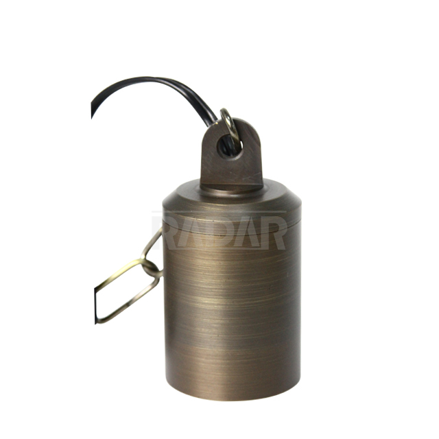 RHL-8401-BBR Low Voltage Cast Brass Hanging Light Waterproof MR16 Down Light for Landscape Lighting