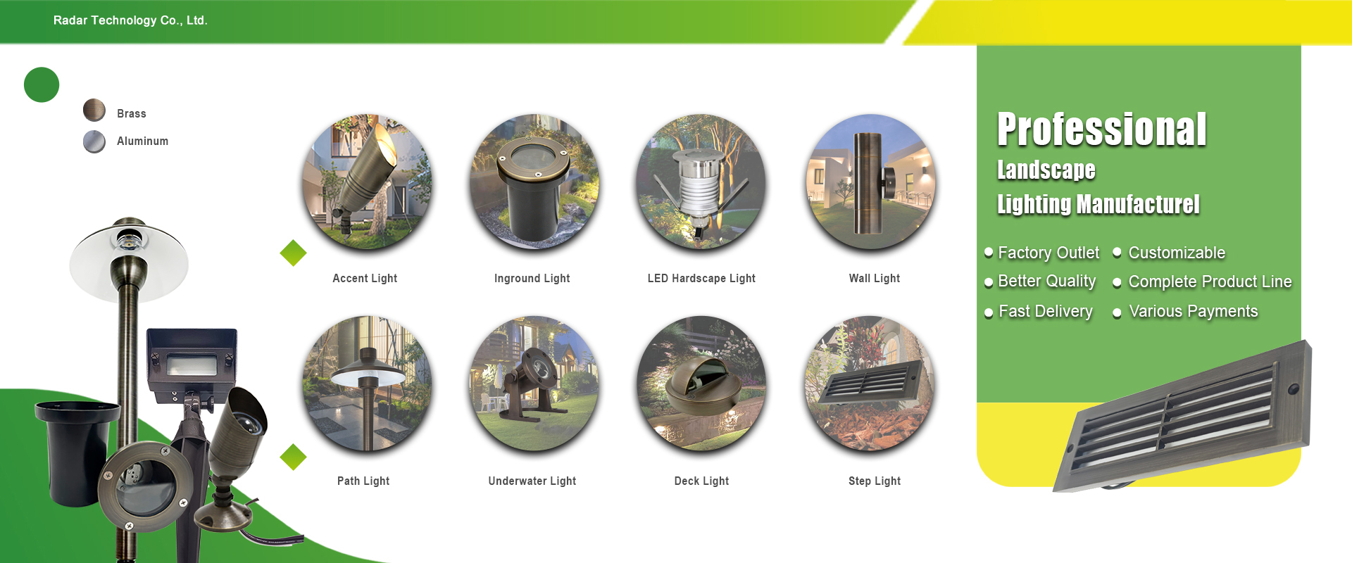Professional Landscape Lighting Manufacturer