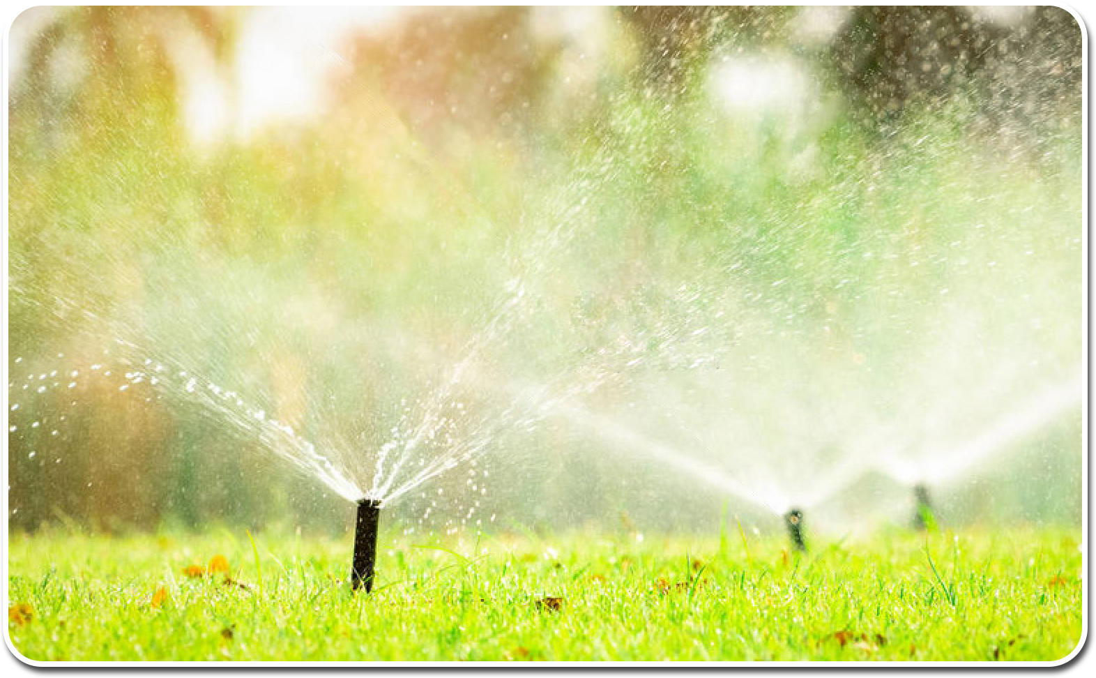 Irrigation system waters evenly